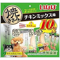 Amazon.co.jp: いなば 焼ささみ ビーフミックス味 10本 犬用おやつ